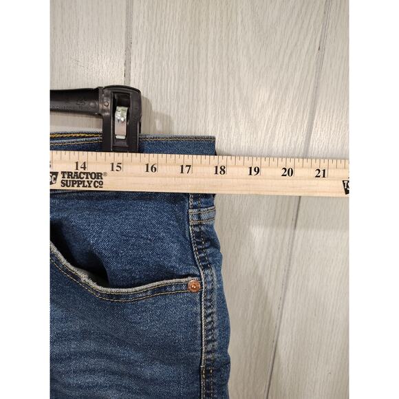 Signature Levi Strauss Heritage High Rise Shorts Size 14 Cutoff Short Shorts - Picture 6 of 8